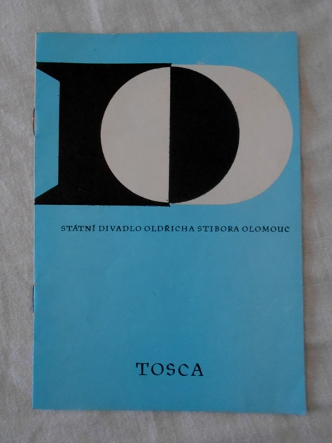 Program Státní divadlo Oldřicha Stibora Olomouc 1979 - Giacomo Puccini Tosca