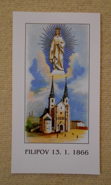 Svatý obrázek Filipov 13. 1. 1866