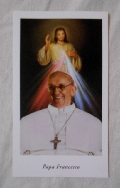 Svatý obrázek Papa Francesco - italsky