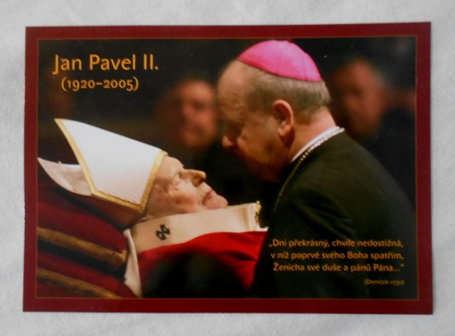 Pamětní lístek Jan Pavel II. ( 1920-2005 )