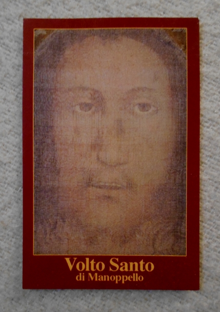 Svatý obrázek Volto Santo di Manoppello - italsky