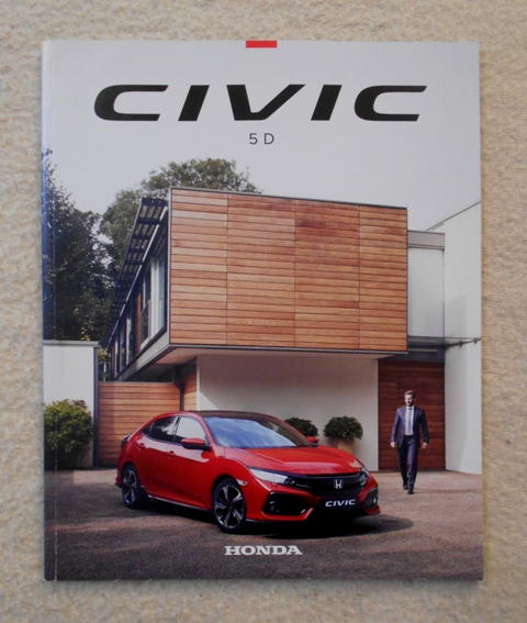 Reklamní prospekt Civic 5D - Honda 2017