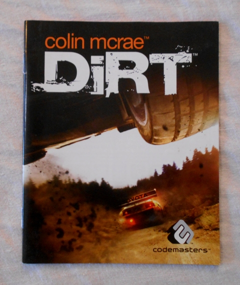 Colin McRae Dirt pro Playstation - německý manuál - 2007