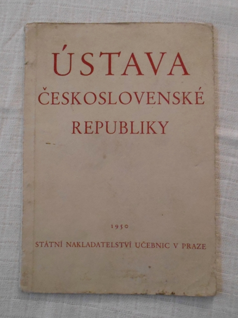 Ústava Československé republiky - Praha 1950
