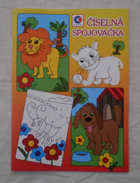 Číselná spojovačka s omalovánkami - Baloušek tisk