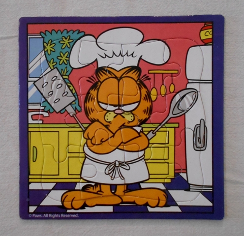 Puzzle - mini Puzzle 12 dílků - Garfield kuchařem