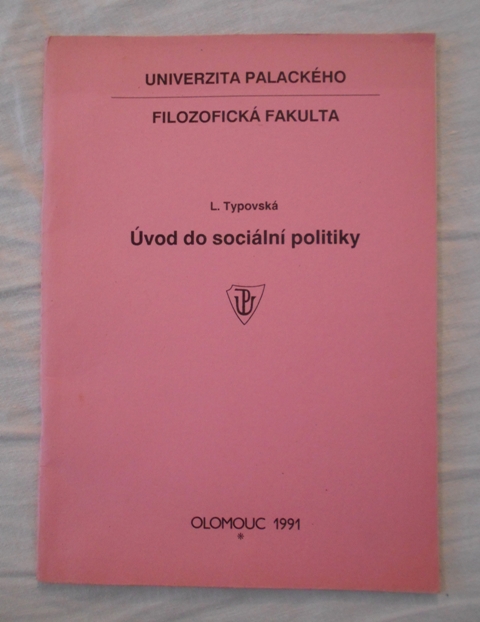 Ludmila Typovská - Úvod do sociální politiky - 1991