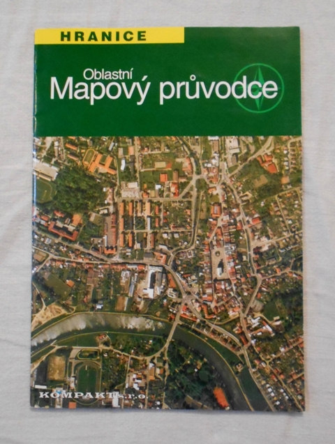 Hranice Oblastní mapový průvodce - brožura s vlepenou mapou