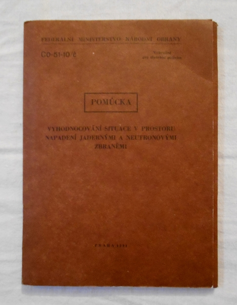 Vyhodnocování situace v prostoru napadení jadernými a neutronovými zbraněmi - 1988