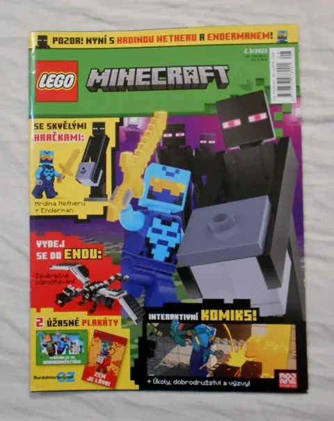 Časopis Lego Minecraft 3 / 2023 - bez dárků s posterem