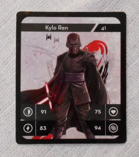 Sběratelská kartička Star Wars 41 - Kylo Ren - Kaufland 2019