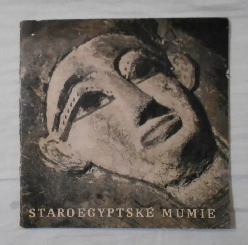 Staroegyptské mumie - katalog výstavy Náprstkovo muzeum Praha 1971