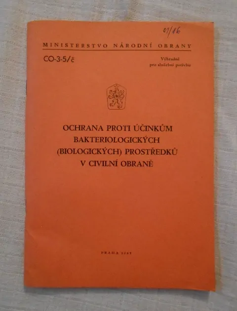 Ochrana proti účinkům bakteriologických ( biologických ) prostředků v Civilní obraně - 1985
