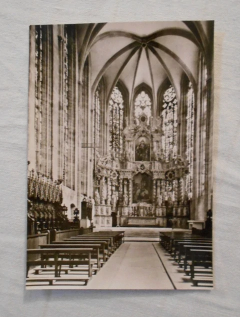 Pohlednice Erfurt Marien-Dom Hohes Chor und Hochaltar - NDR 1978