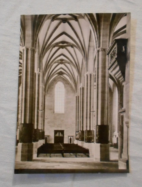 Pohlednice Erfurt Marien-Dom Langhaus - NDR 1978
