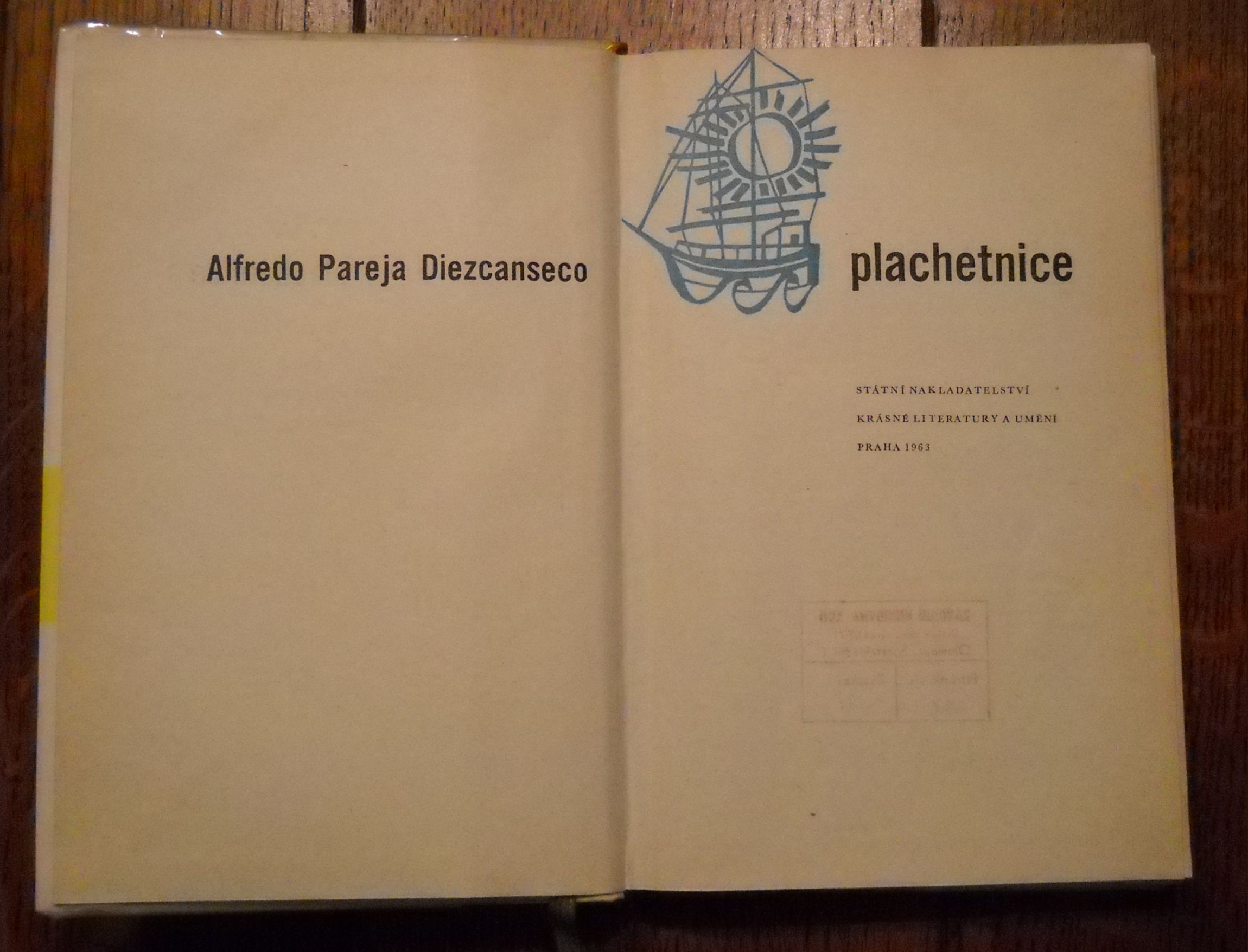Alfredo Pareja Diezcanseco - Plachetnice - 1963