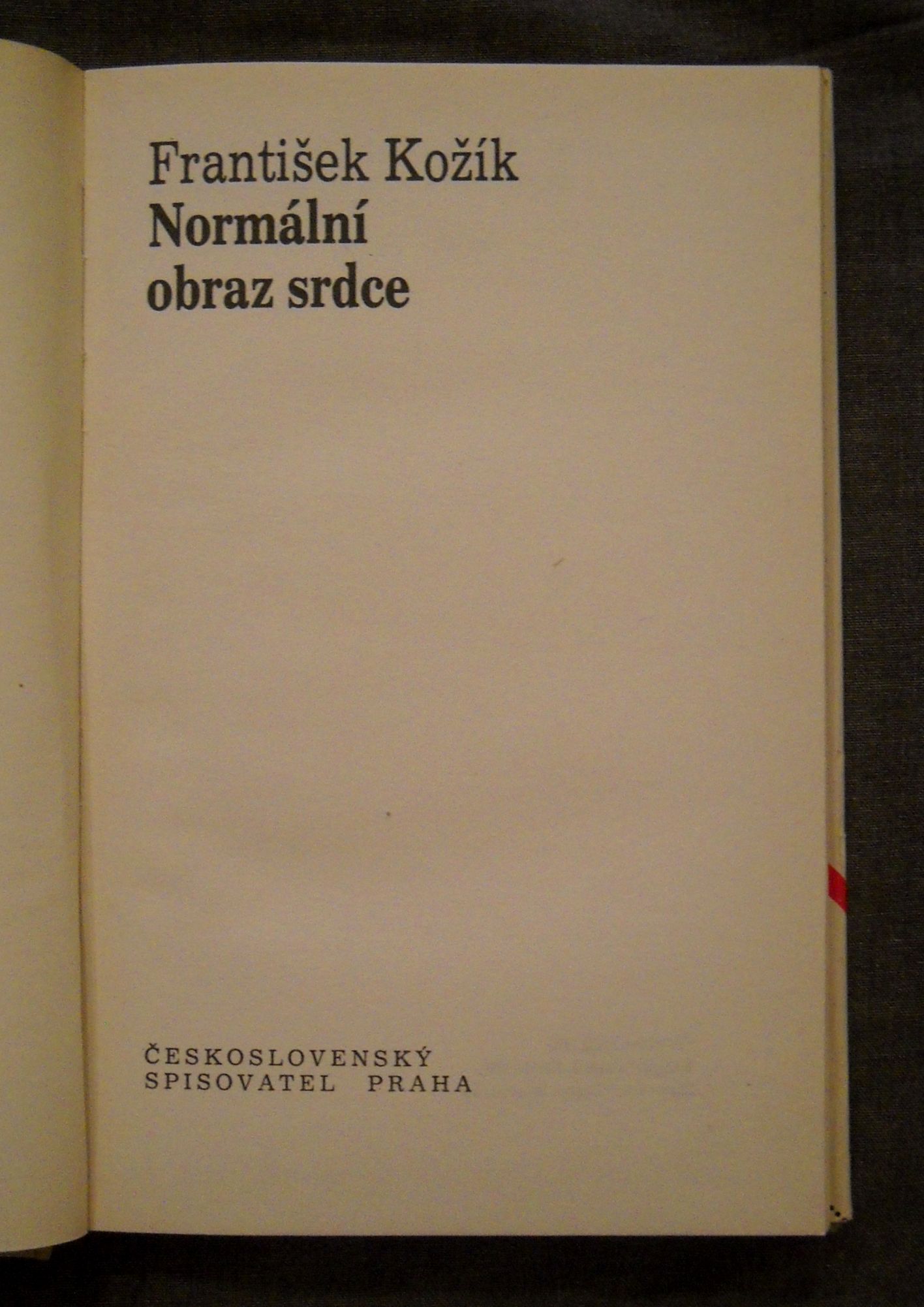 František Kožík - Normální obraz srdce - 1980