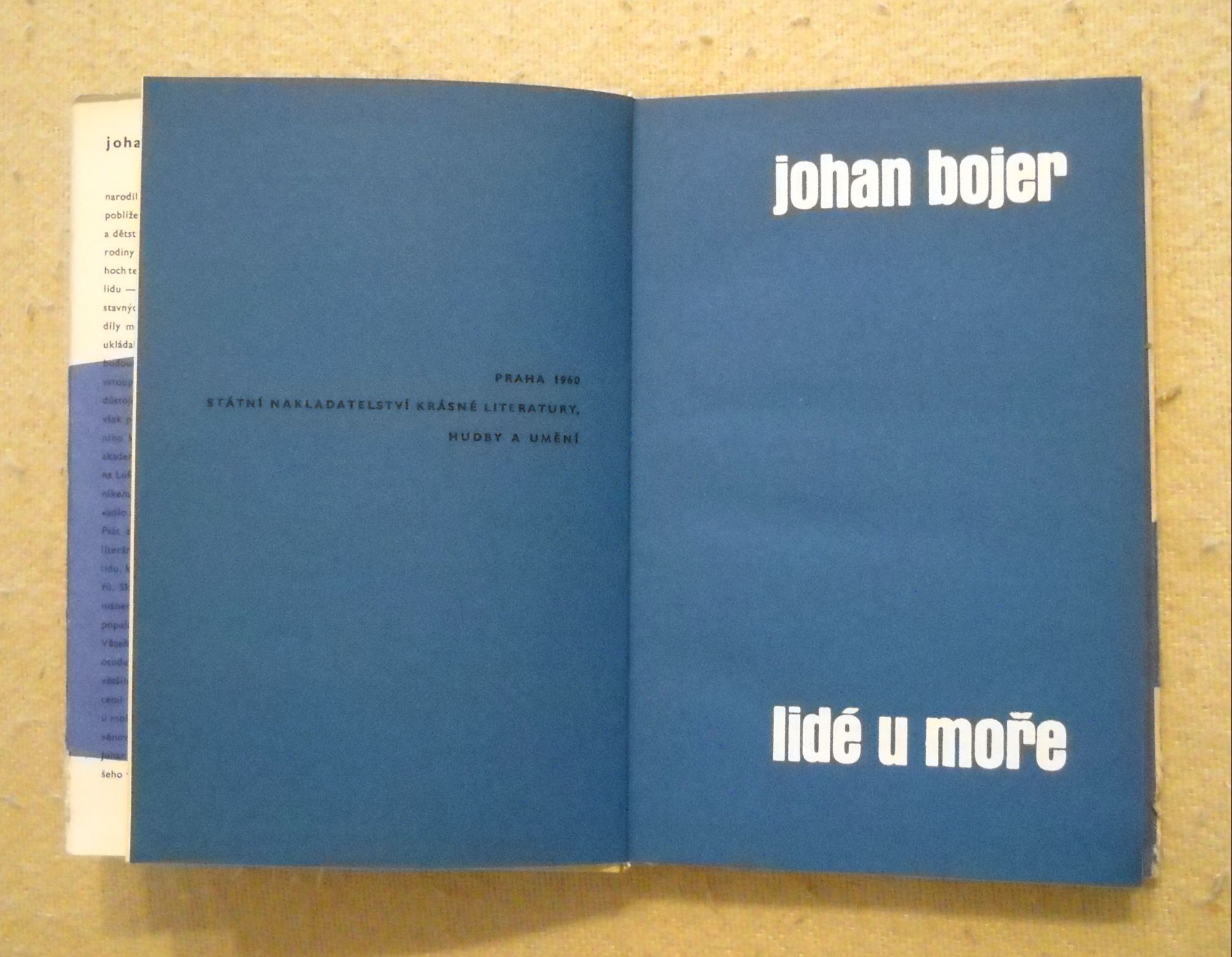 Johan Bojer - Lidé u moře - 1960