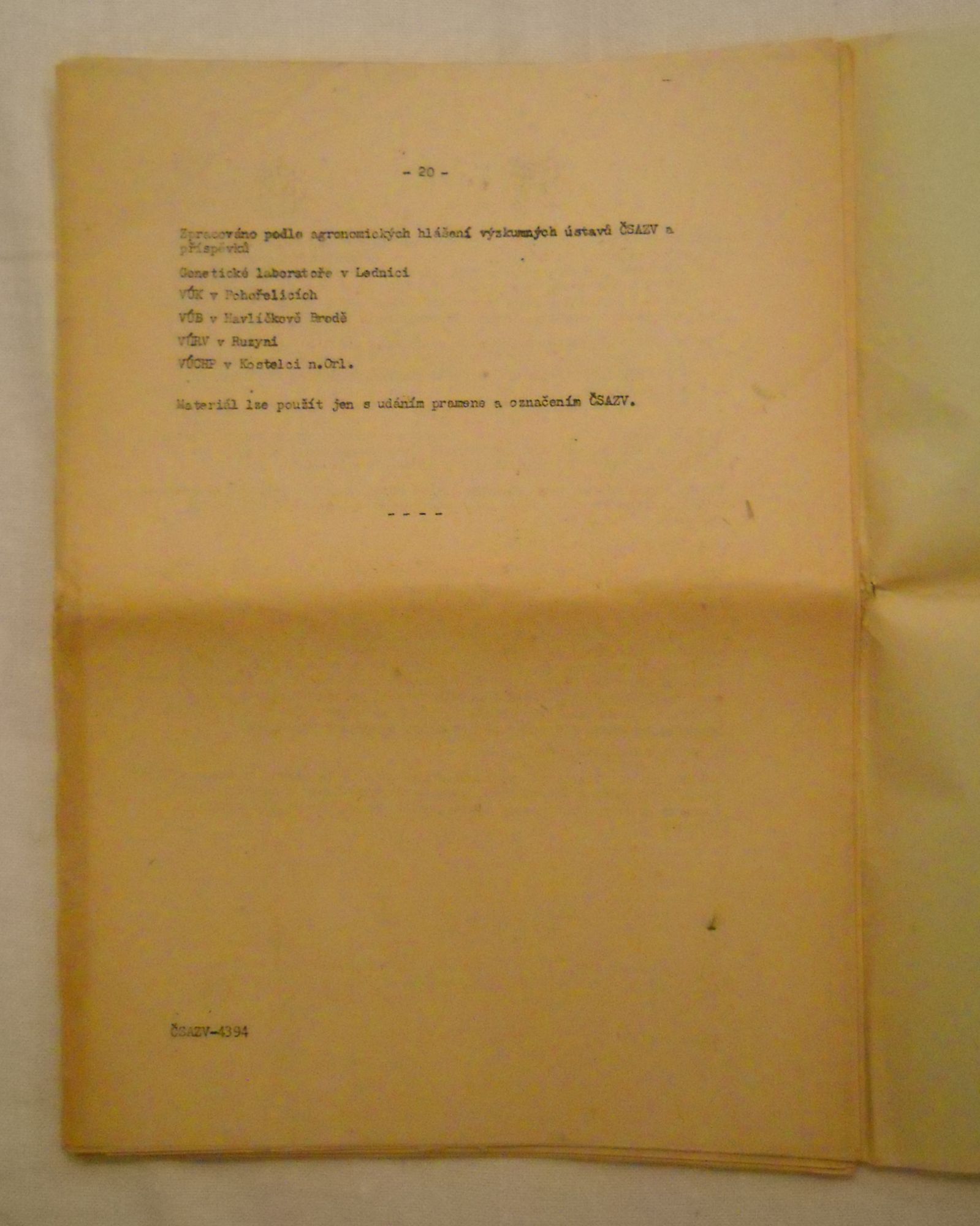 Věstník Zemědělská věda na pomoc praxi ročník 1961 číslo 8