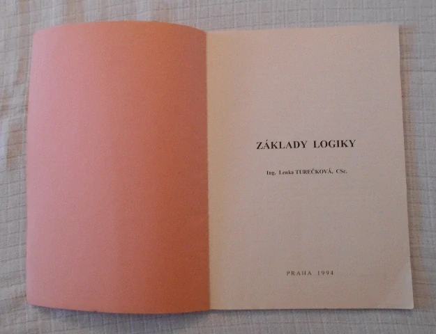 Lenka Turečková - Základy logiky - Policejní akademie ČR 1994