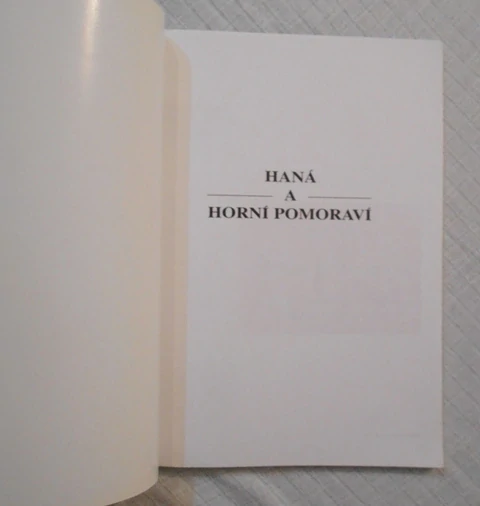 Haná a Horní Pomoraví - geografie místního regionu pro základní školy - 1997