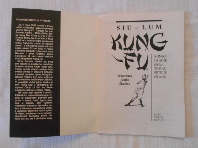 Hladík, Petrus - Siu-Lum Kung-Fu Sebeobrana jižního Shaolinu - 1992