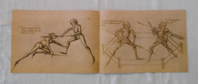 Replika Fechtbuch Hanse Talhoffera 1467 ( Kniha šermu ) - současná příloha