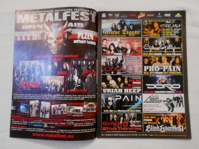 Rockový magazín Spark rok 2011 číslo 4 - BEZ POSTERU