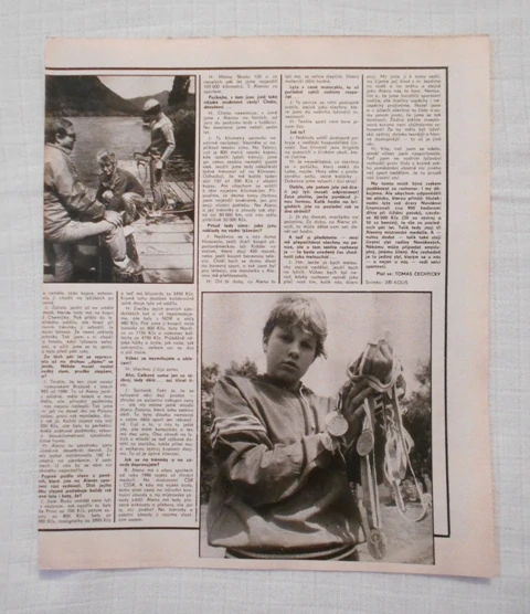 Časopis Stadion 1989 - poslední list s rubrikou 5 + 1 otázka Hana Zarevúcká