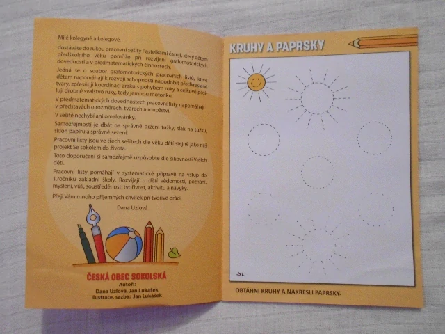 Pastelkami čaruji 1 - zábavný pracovní sešit Se Sokolem do života - 2022