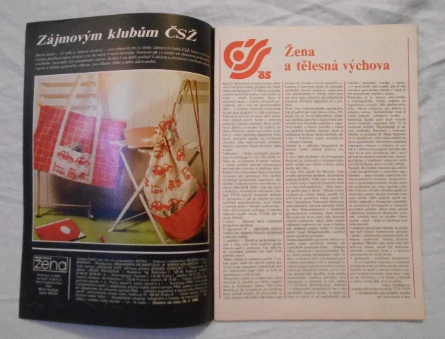 Časopis Praktická žena rok 1985 č. 6 s všitou přílohou