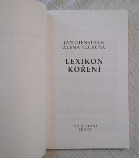 Jan Dienstbier, Alena Vlčková - Lexikon koření - 1998