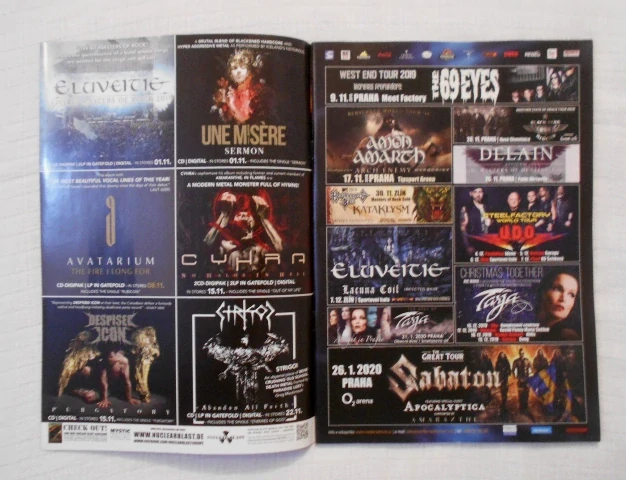 Rockový magazín Spark rok 2019 číslo 11 - SE STŘEDOVÝM PLAKÁTEM