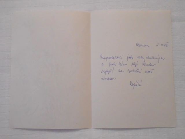 Telegram - K. Svolinský ilustrovaný doručovací formulář použitý - 1977