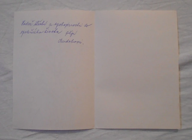 Telegram - K. Svolinský ilustrovaný doručovací formulář použitý - 1977