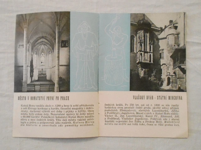 Brožura Kutná Hora Klenotnice králů - 1949