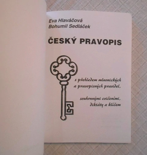Eva Hlaváčová, Bohumil Sedláček - Český pravopis - 1996