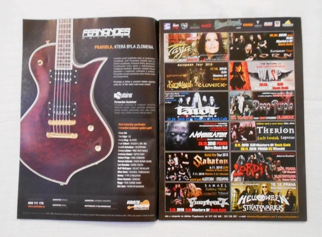Rockový magazín Spark rok 2010 číslo 10 - SE STŘEDOVÝM PLAKÁTEM