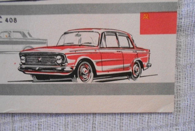 Leták Osobní automobily tuzemské i dovážené - Mototechna 1966