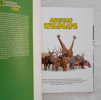 Časopis National Geographic Kids African Wildlife - bez přílohových hraček - anglicky
