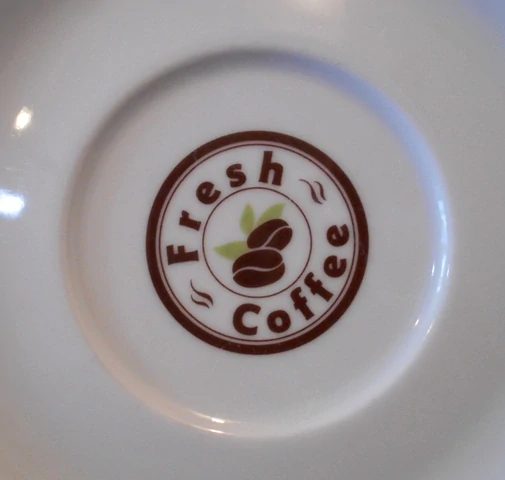 Thun talířek Fresh Coffee 15,5 cm - bílý inglazed
