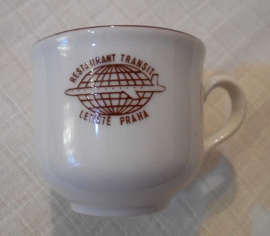Porcelánový hrnek Letiště Praha Restaurant Transit - Thun - 6,2 x 5,2 cm