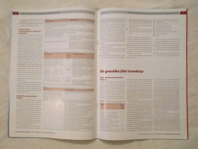 Zdravotnická brožura Akutní žilní trombóza 2015 - Solen 2015