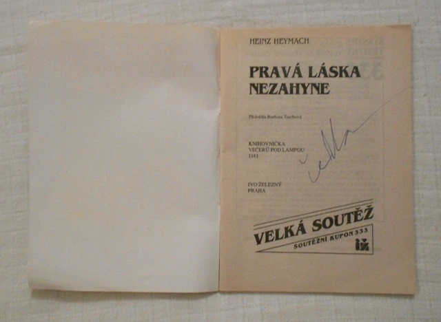 Heinz Heymach - Pravá láska nezahyne - IŽ 1994