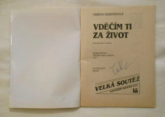 Verena Kerstenová - Vděčím ti za život - IŽ 1994
