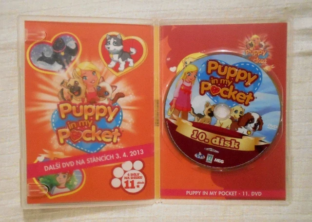 DVD Puppy in my Pocket - animovaný seriál - DVD používané