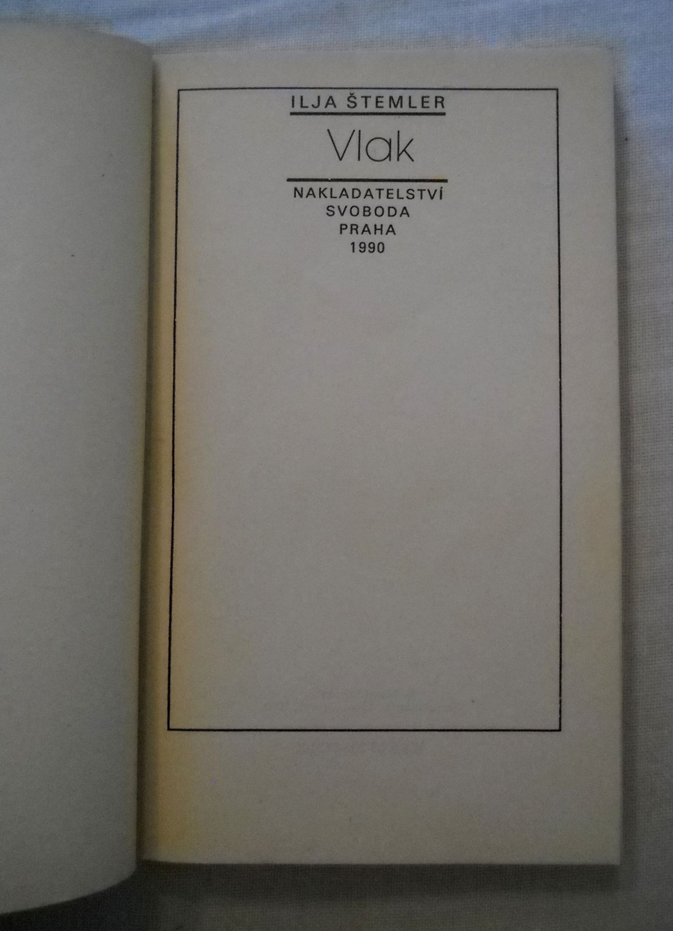 Ilja Štemler - Vlak - Omnia 1990