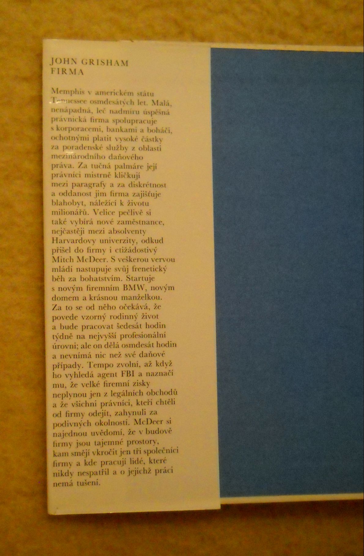 John Grisham - Firma - KK Praha 1993