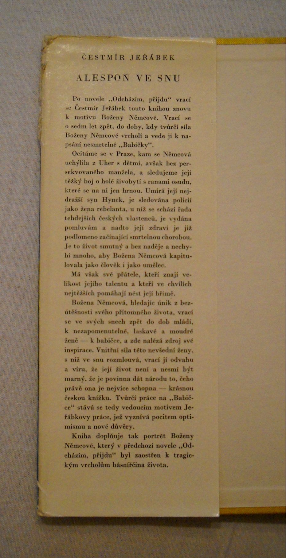 Čestmír Jeřábek - Alespoň ve snu - 1959