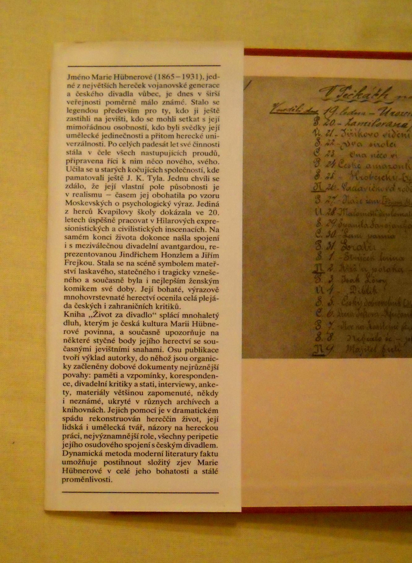 Ljuba Klosová - Život za divadlo - Odeon 1986
